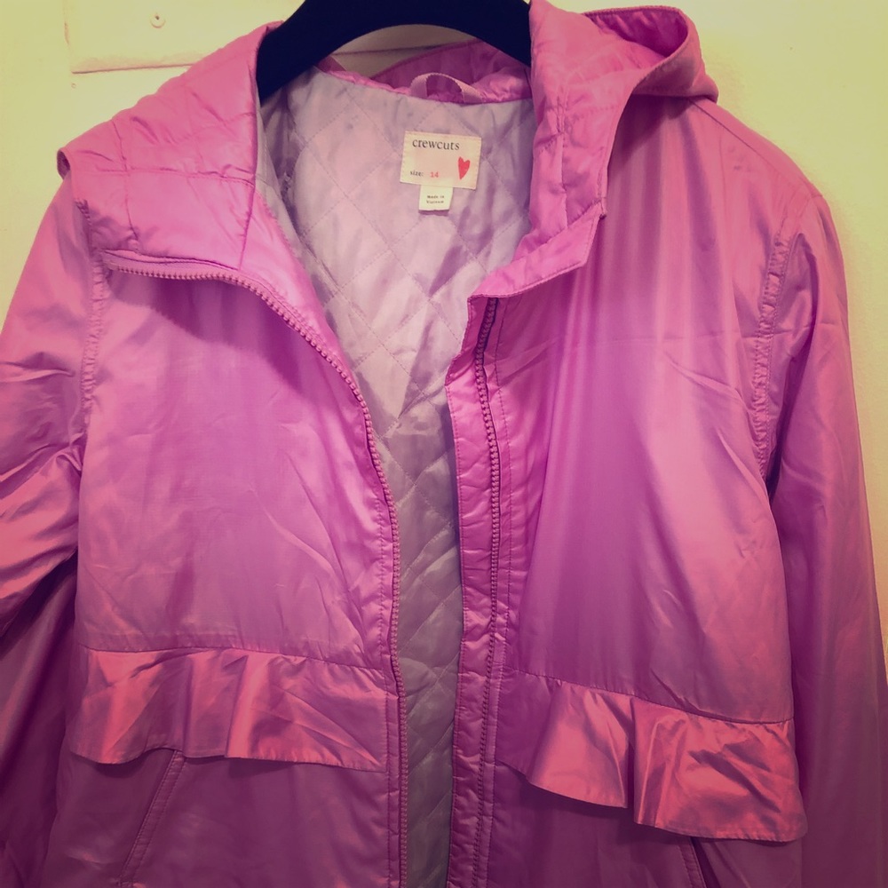 Pink Windbreaker Jacket